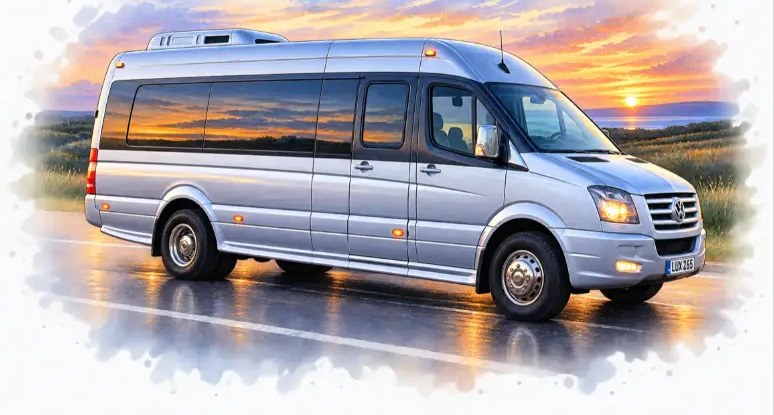 Land Shuttle luxury minibus for groups of 5 to 16 passengers