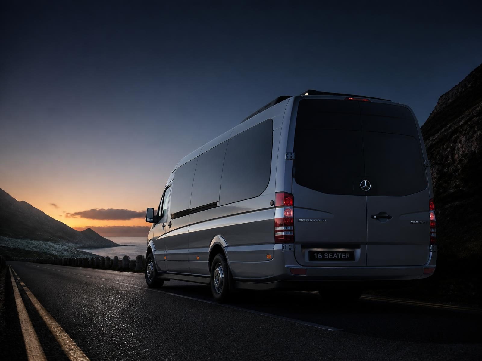 Land Shuttle minibus with driver serving Baldock